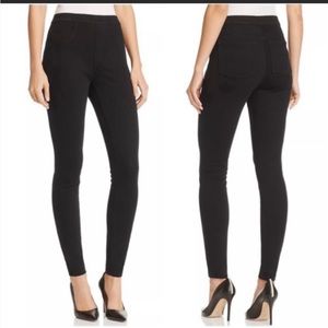 Spanx Jeanish Black Pull On Pants Size M.